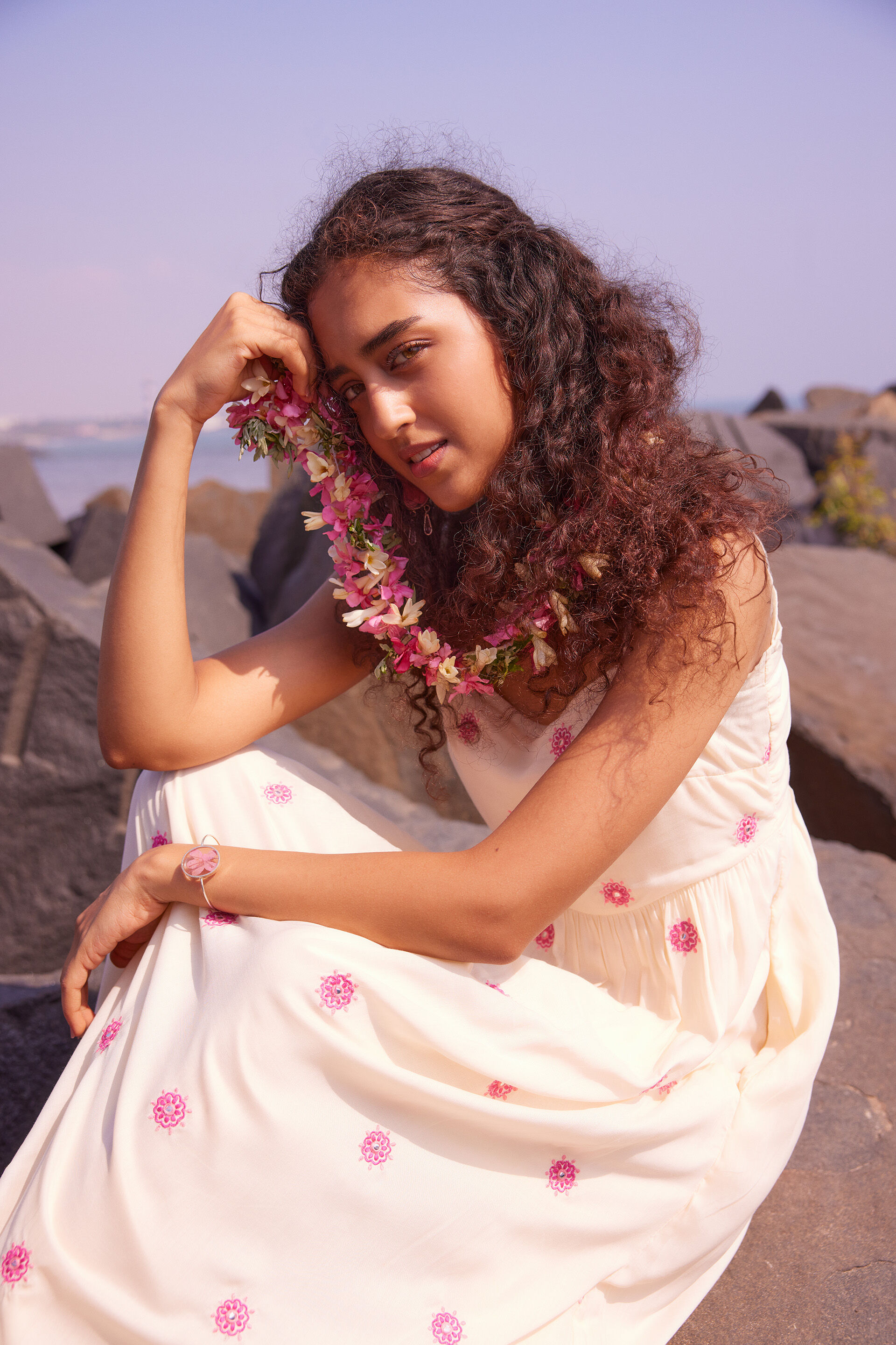 Dil Jhoom Dress, Off White, image 2